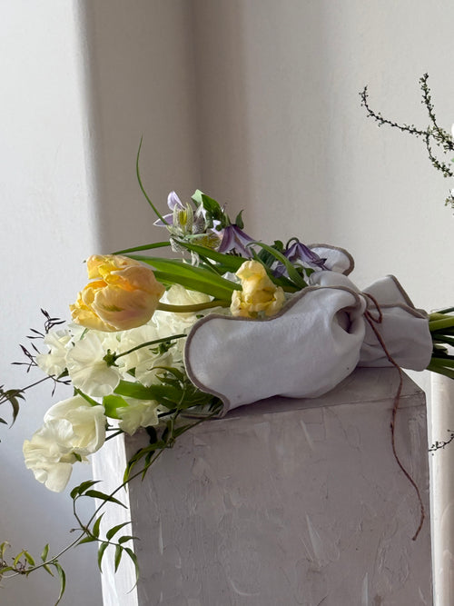 Linen Wrapped Bouquet