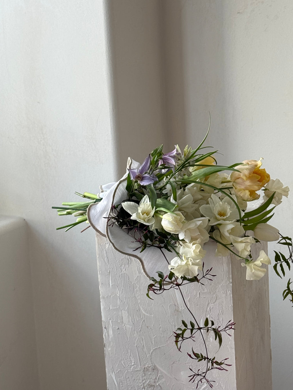 Linen Wrapped Bouquet
